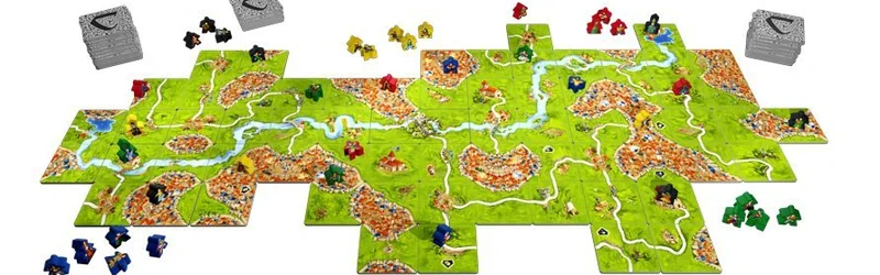 Populära brädspel för två Carcassonne