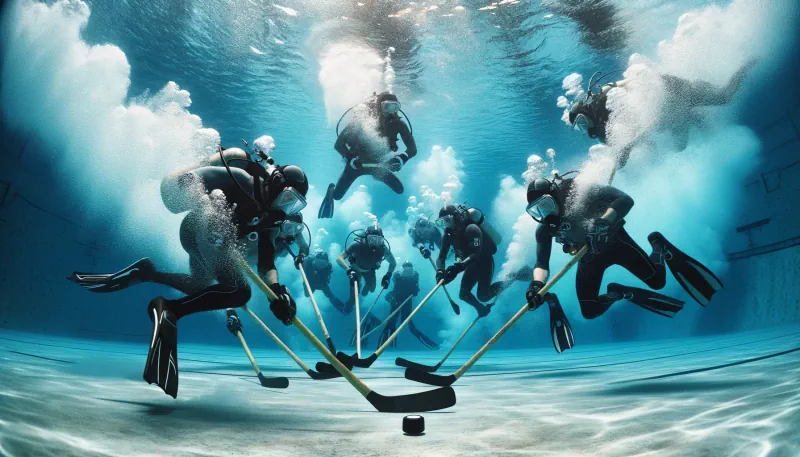 Undervattenshockey: en unik lagsport i vattnet