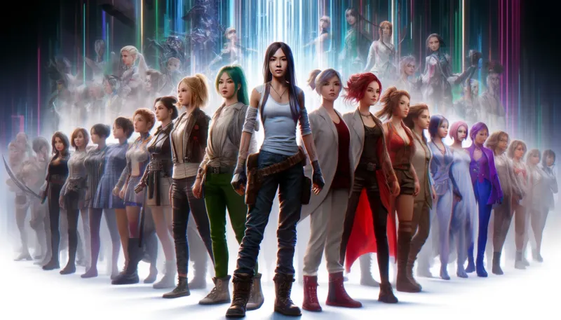 Kvinnliga huvudkaraktärer i videospel